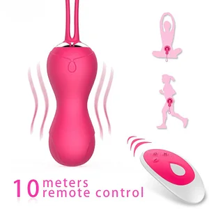 Vibrating Kegel Balls – G-Spot and Clitoral Stimulation Eggs with 10-Speed Vibration