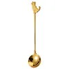 Cat Spoon Stainless Steel Coffee Tea Spoon Teaspoon Ice Cream Dessert Spoon
