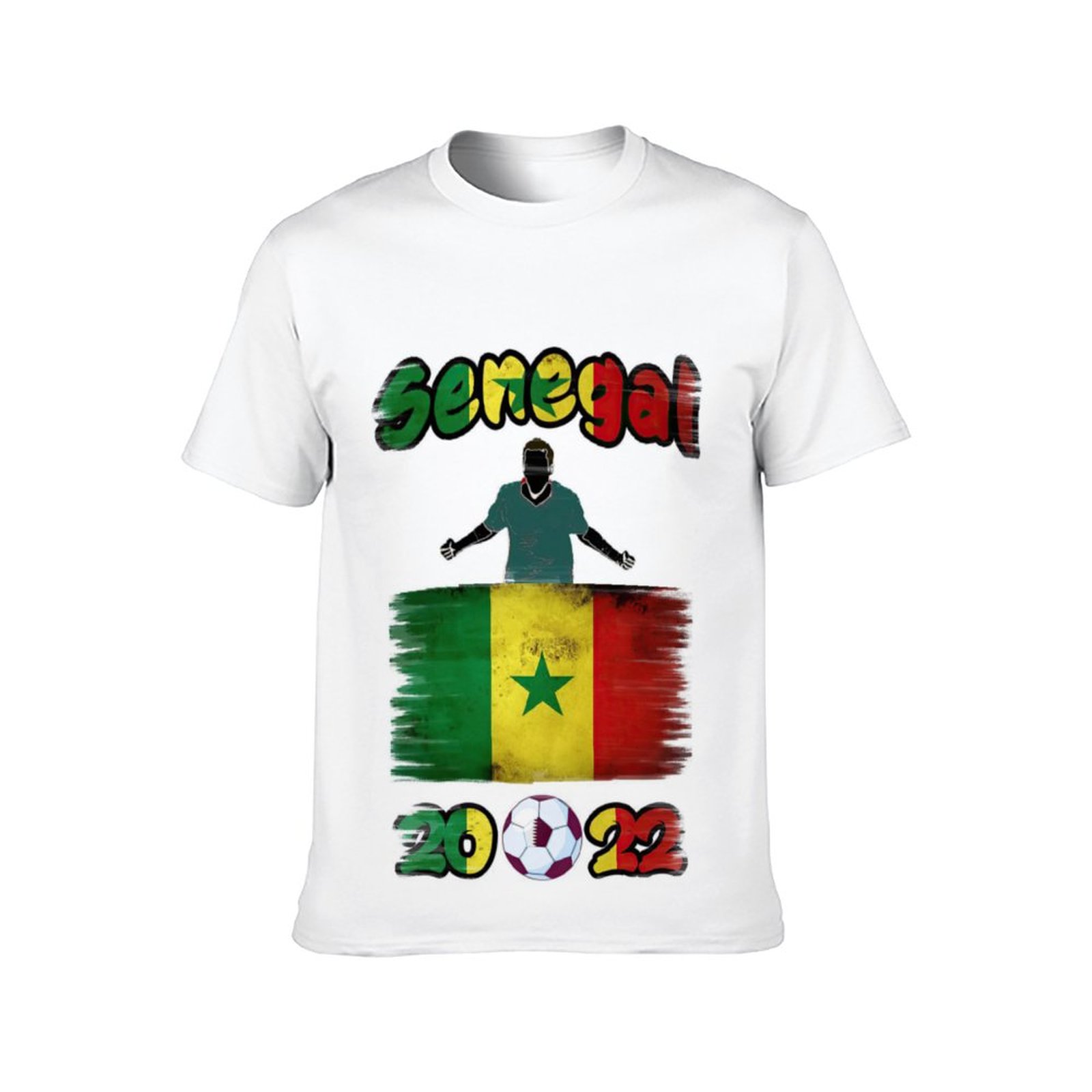 Senegal 2022 Unisex Short-Sleeve Printed Shirt