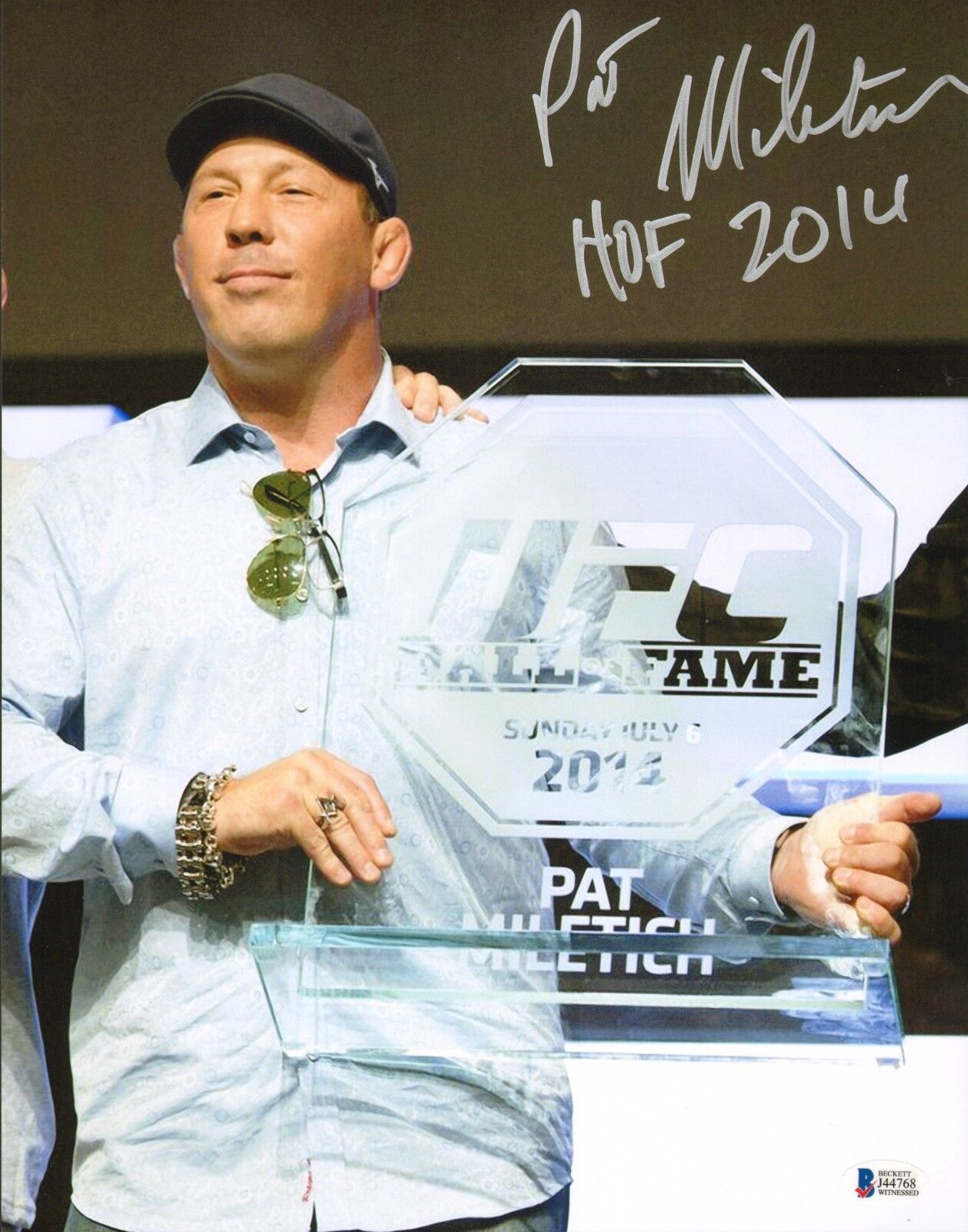 Pat Miletich Signed 11x14 Photo Poster painting BAS Beckett COA UFC Hall of Fame Picture Auto'd