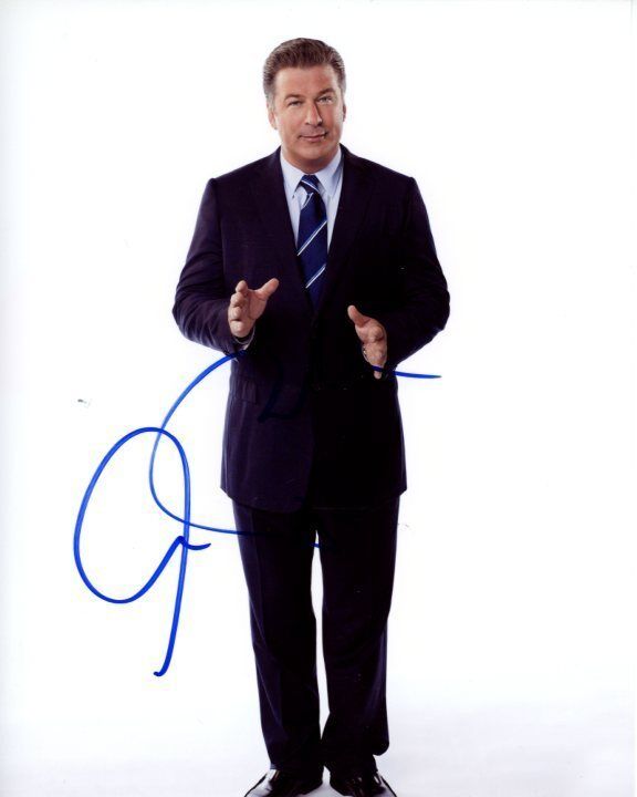 ALEC BALDWIN Signed Autographed 30 ROCK JACK DONAGHY Photo Poster painting