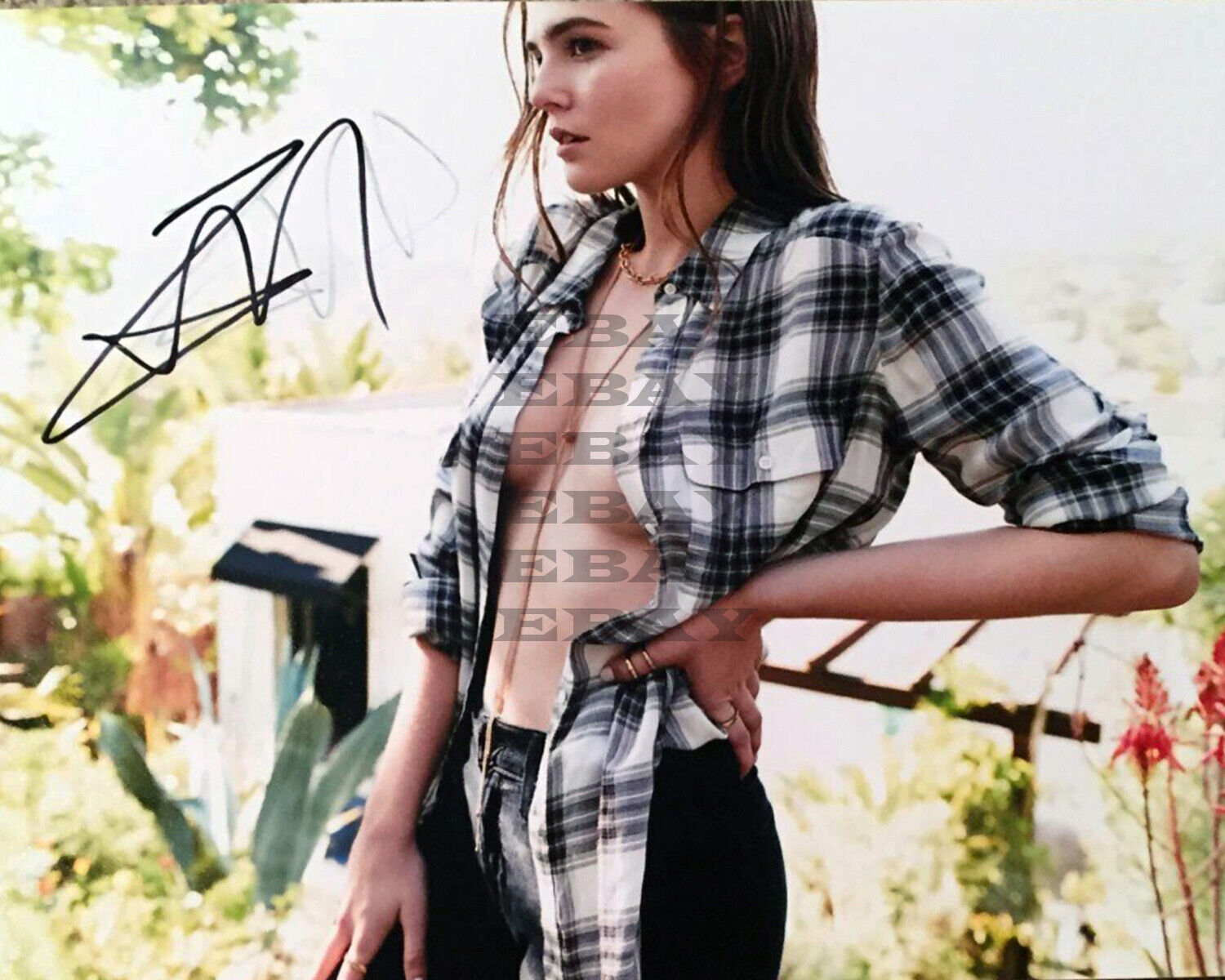 ZOEY DEUTCH DIRTY GRANDPA Autographed 8x10 Photo Poster painting Signed REPRINT