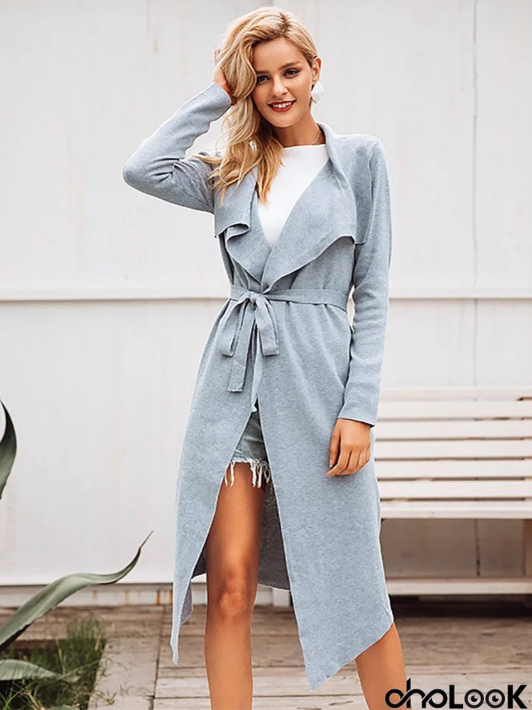 Women Turn Down Collar Thick Casual Coat