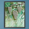 Diamond Painting-DIY Special Shaped Drill Pearl Painting Grapes(35x45cm)