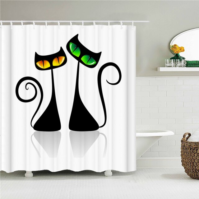 

Shower Curtain – Black Cat-180*180cm, 501 Original
