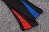 Joyfball 2024/2025 Kids Size Barcelona Half-Pull Training Suit Black Football Shirt 1:1 Thai Quality