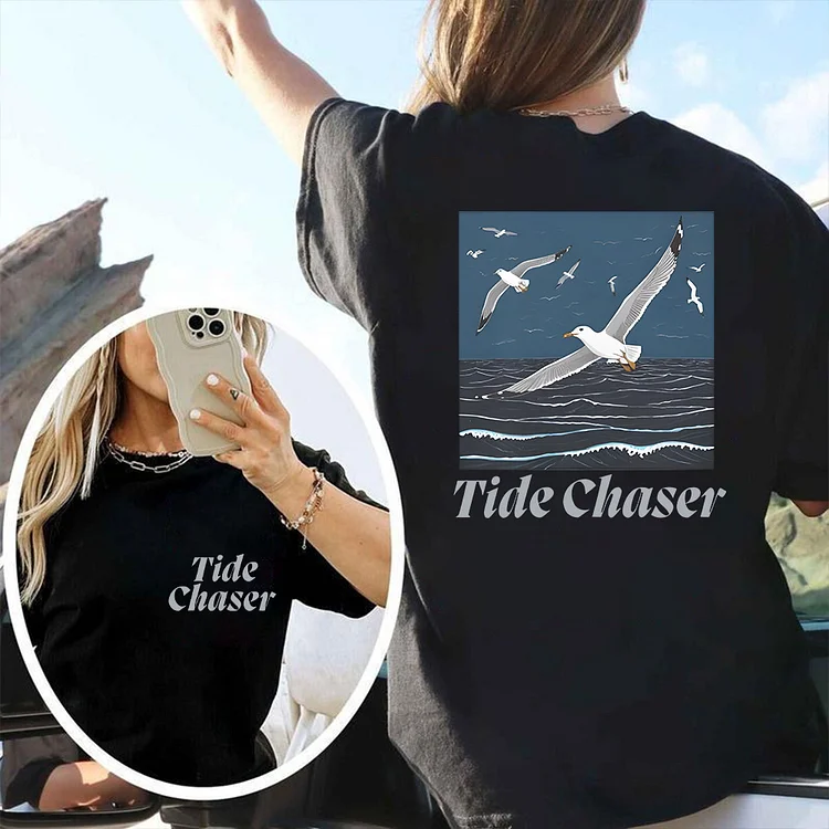 Beach Graphic T-Shirt | Men's & Women's Graphic Tee, Unisex Cotton, Custom Style T shirt