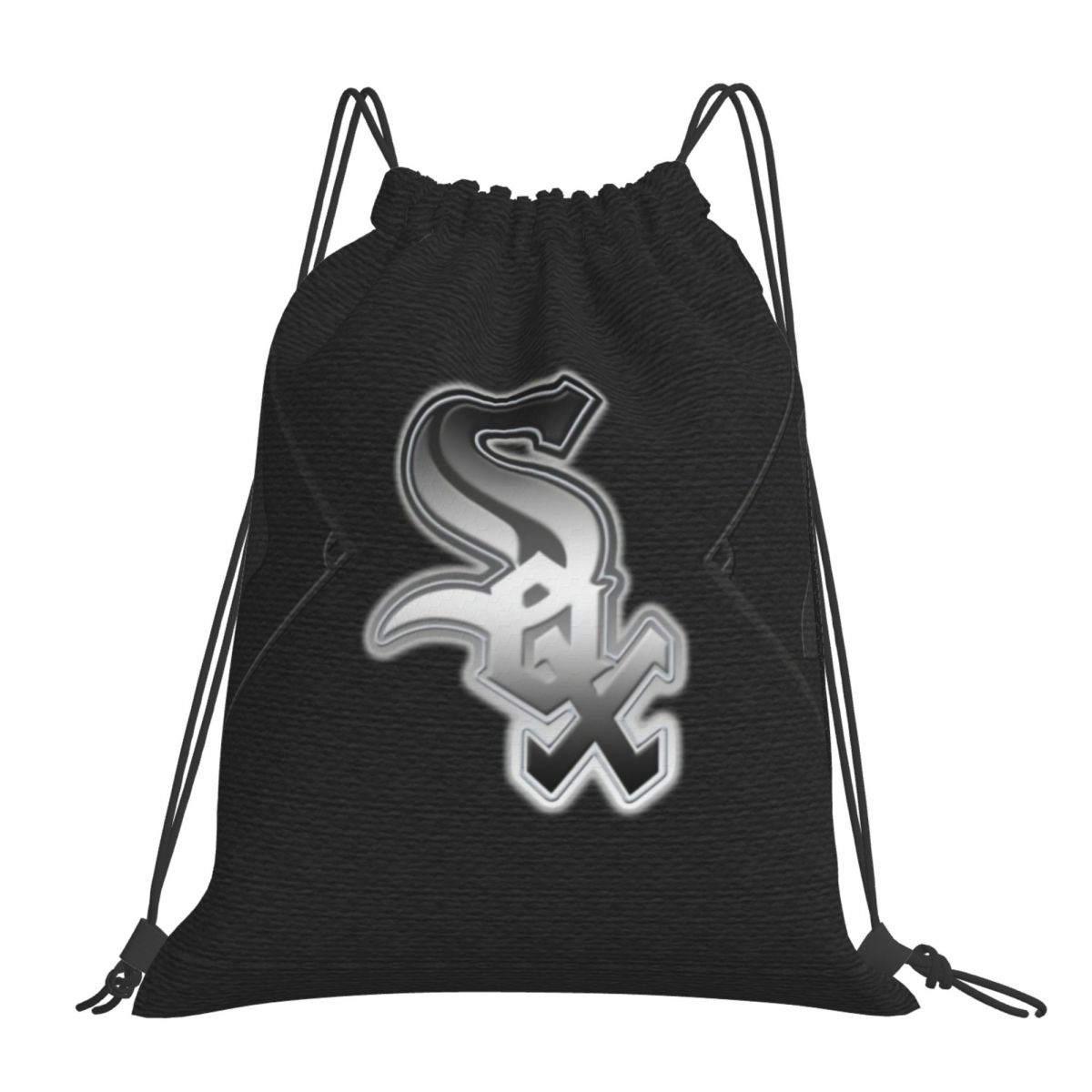 Chicago White Sox And Socks Logo Drawstring Bags for School Gym