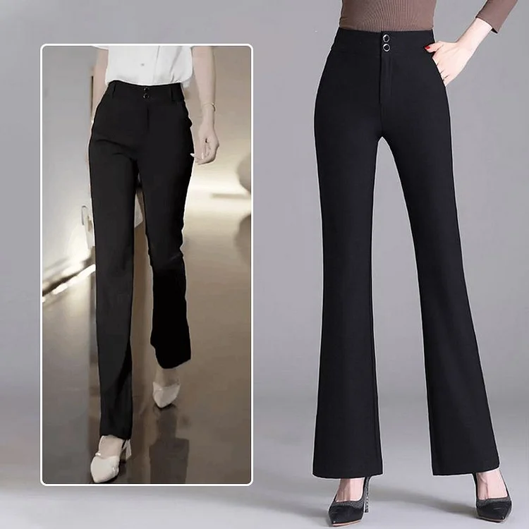 Women’s Fashion Elegant Flare Trousers(50% OFF)