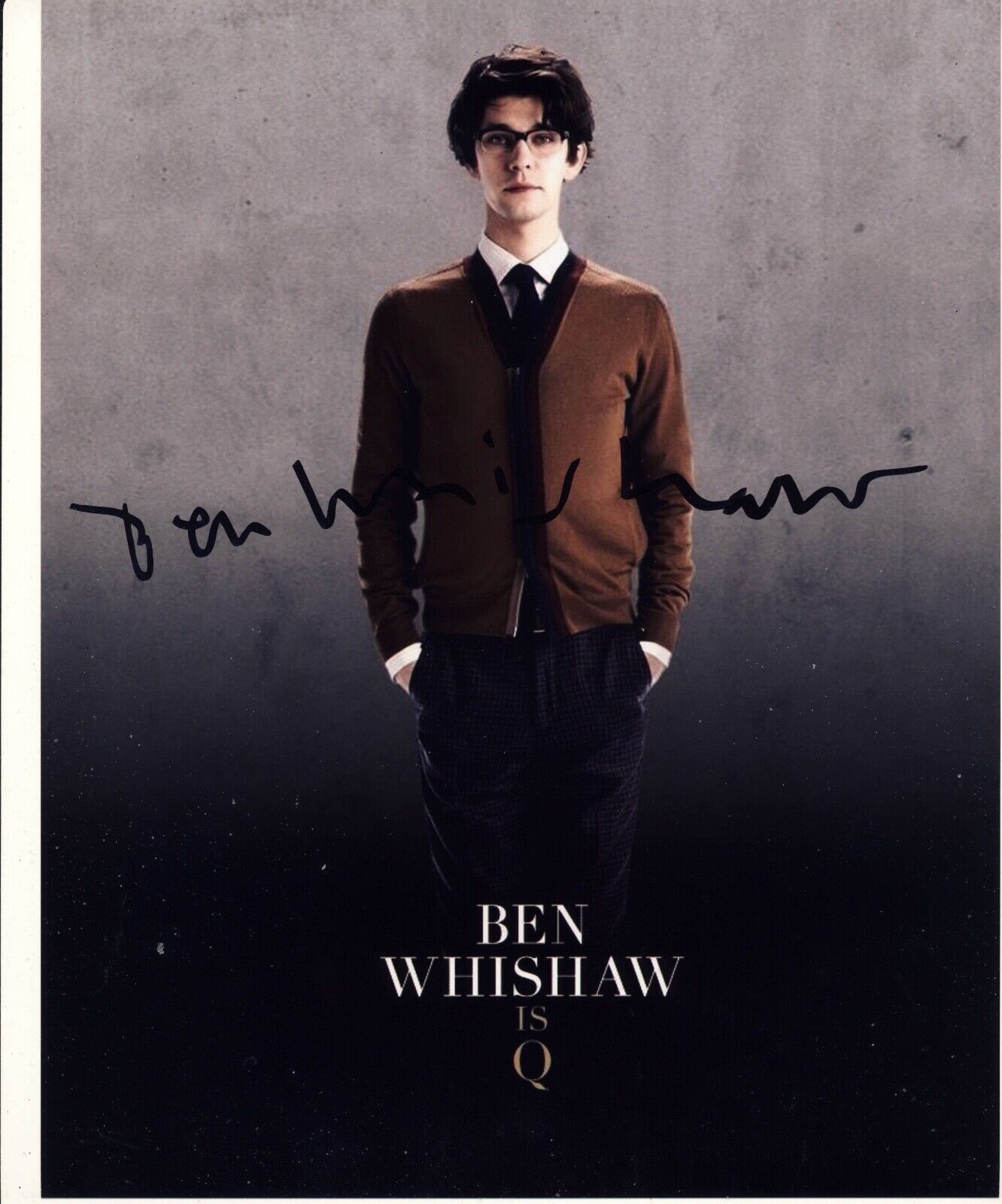 Ben Whishaw Autograph JAMES BOND SKYFALL Signed 10x8 Photo Poster painting AFTAL [A0193]