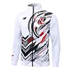 25/26 Sao Paulo White long zipper Training Jacket Set