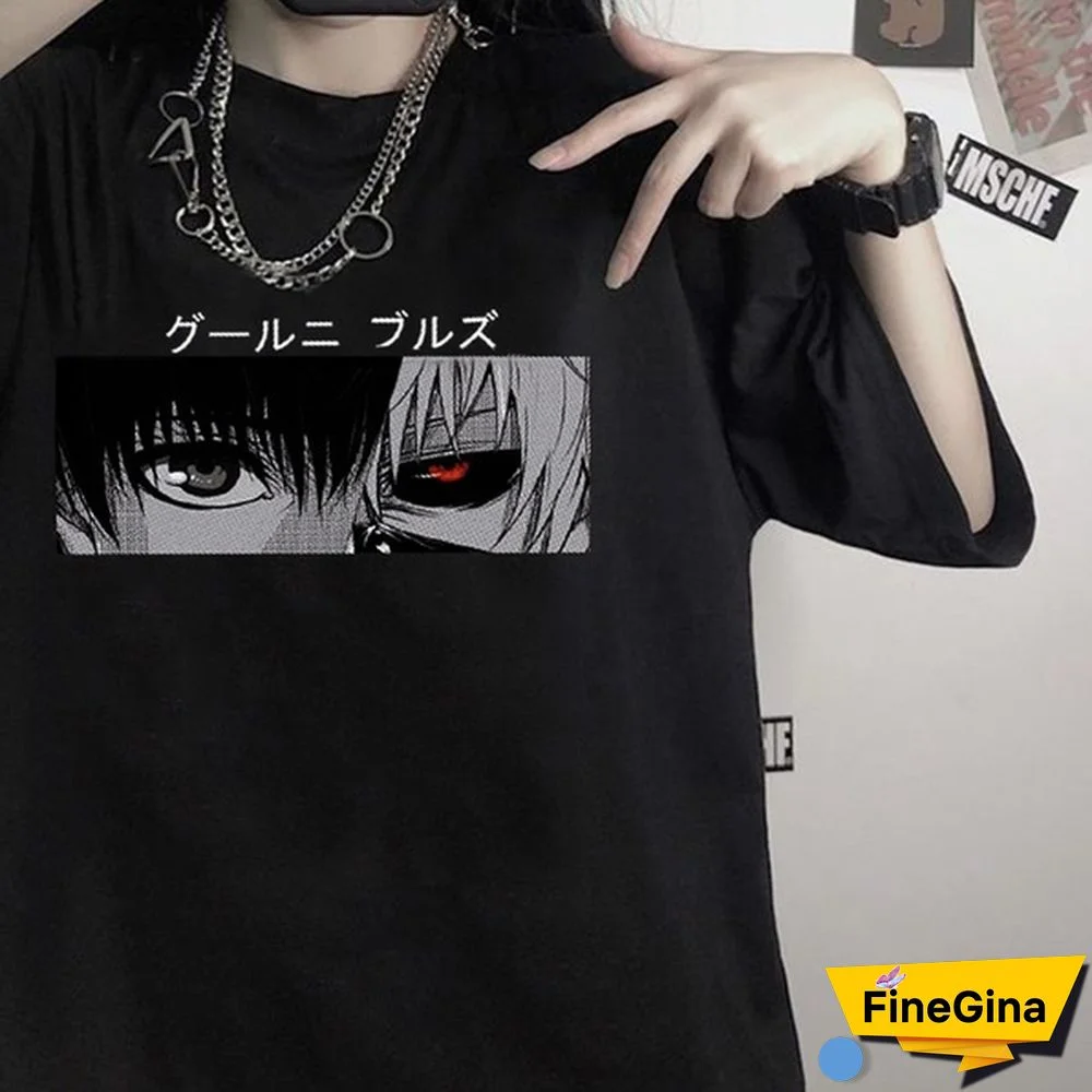 New Anime Tokyo Ghoul Print T-Shirt Men Women Fashion Short Sleeve Casual Summer Tops Tees