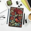(US Local)Flower Bird Special Shaped Diamond Painting Journal Notebook for Adults