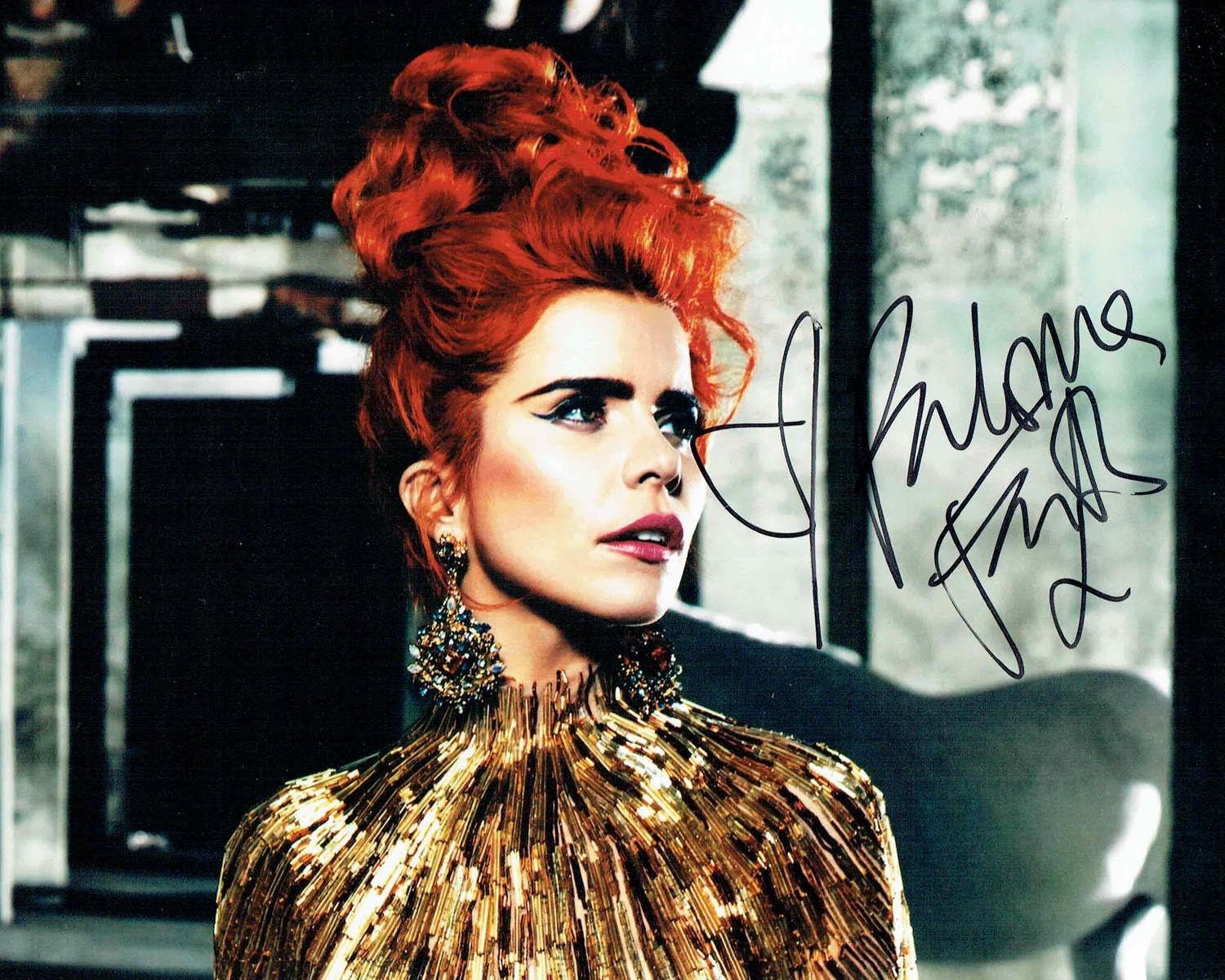 Paloma FAITH SIGNED Autograph 10x8 Photo Poster painting 2 AFTAL COA Singer Songwriter Actress