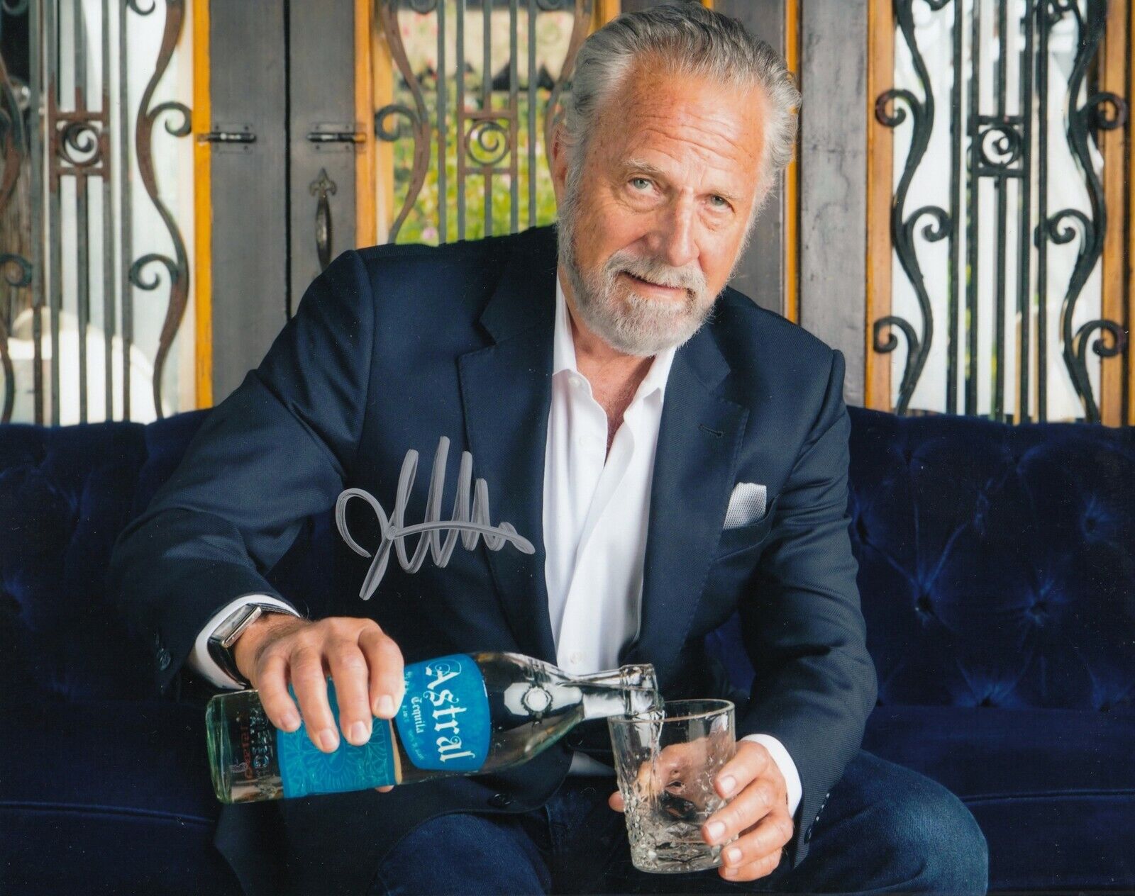 Jonathan Goldsmith (Most Interesting Man) #1 8x10 Signed Photo Poster painting w/ COA Actor