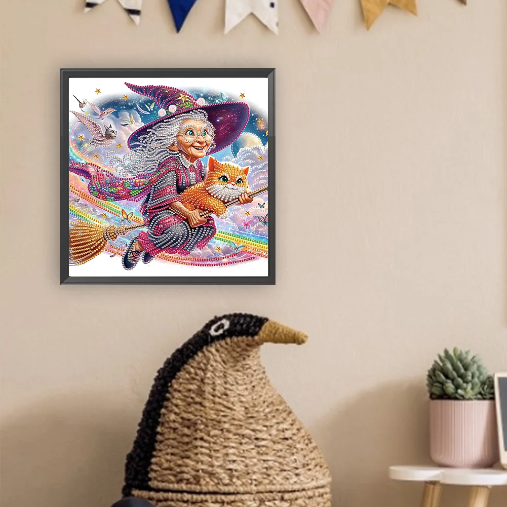Diamond Painting - Partial Special Shaped Drill - Grandma(Canvas|30*30cm)