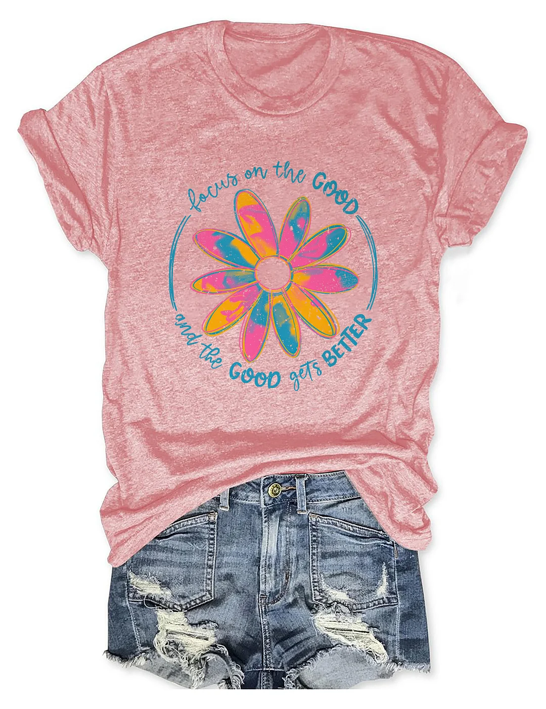 Focus On The Good Boho Hippie T-shirt