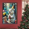 (40*60cm)Party White Bear - Full Round Drill Diamond Painting