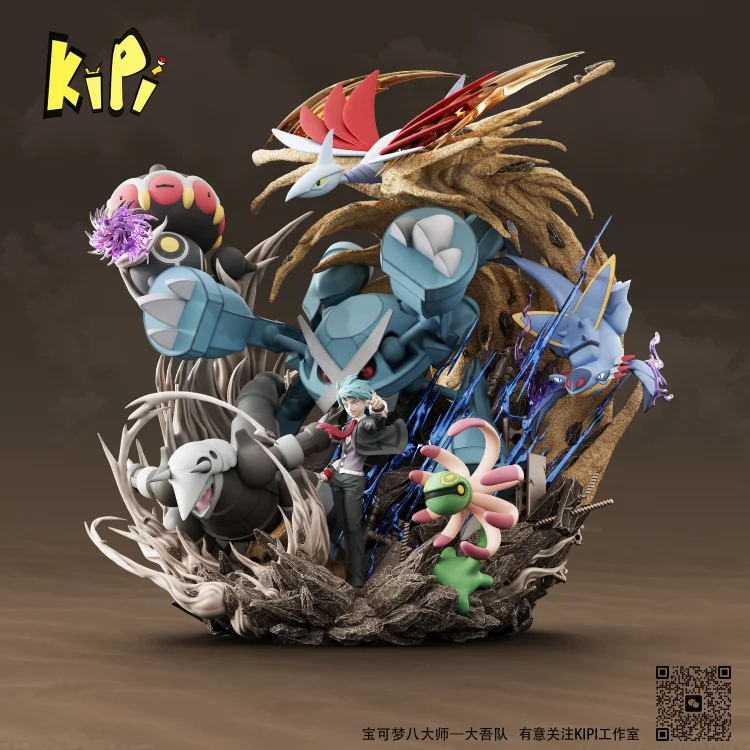 PRE-ORDER KIPI Studio - Pokemon Steven Champions Team Statue(GK)-