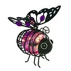 In-Sect Simulation Light with Elastic Spring Lights Decorations Figurine Solar Hanging Flying Insects Lamp for Outdoor
