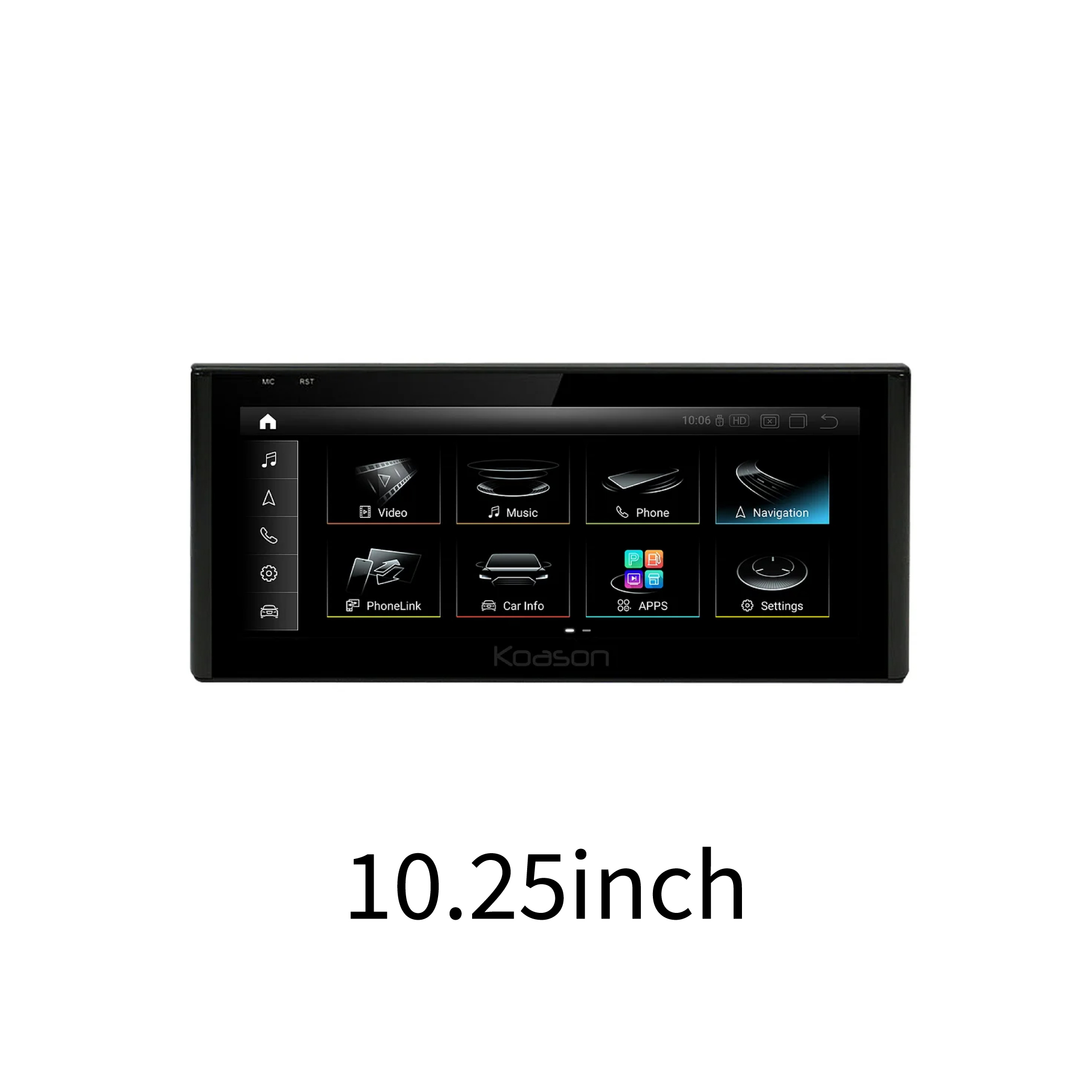 Koason Android Screen Display Upgrade Apple CarPlay Android Auto Car Multimedia Player for Audi A6 A7