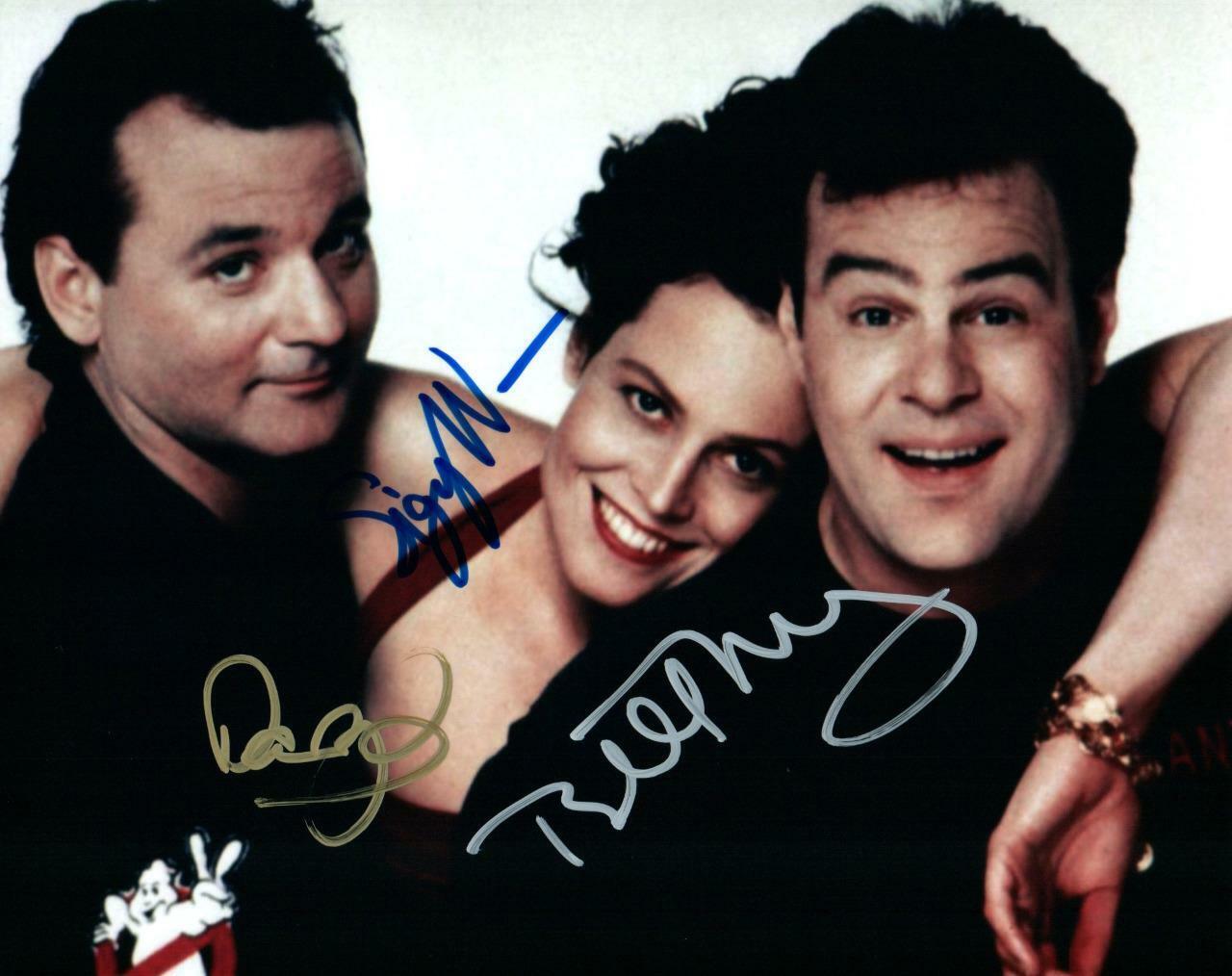 Sigourney Weaver Aykroyd Murray autographed 8x10 Picture signed Photo Poster painting and COA