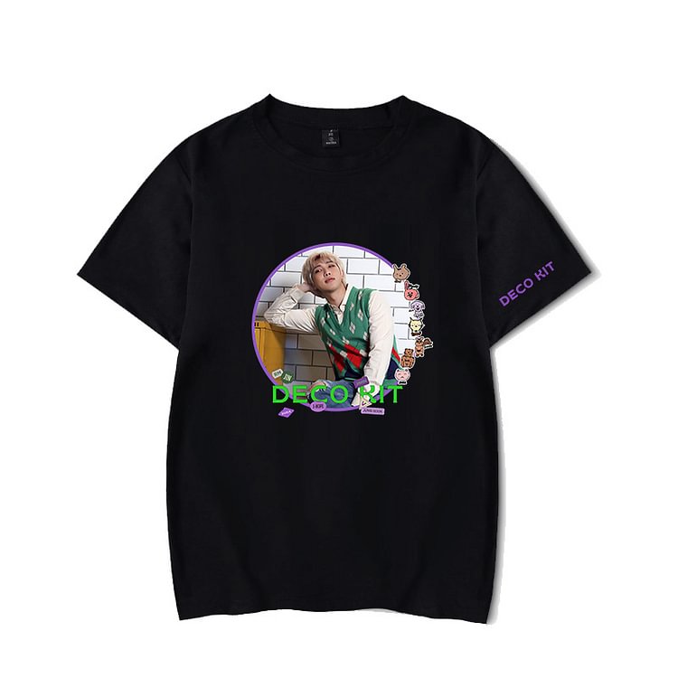 BTS DECO KIT Creative Print T-shirt
