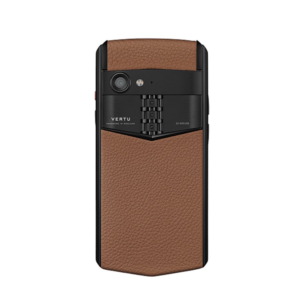 VERTU ASTER P GOTHIC CALF CARAMEL BROWN