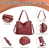 BAIGIO Women's Handbag Shoulder Bag Tote PU Leather Large Capacity with Wallet Clutch Shopping Bag Waterproof Hobo Work Bag for Shopping Travel Work Office School