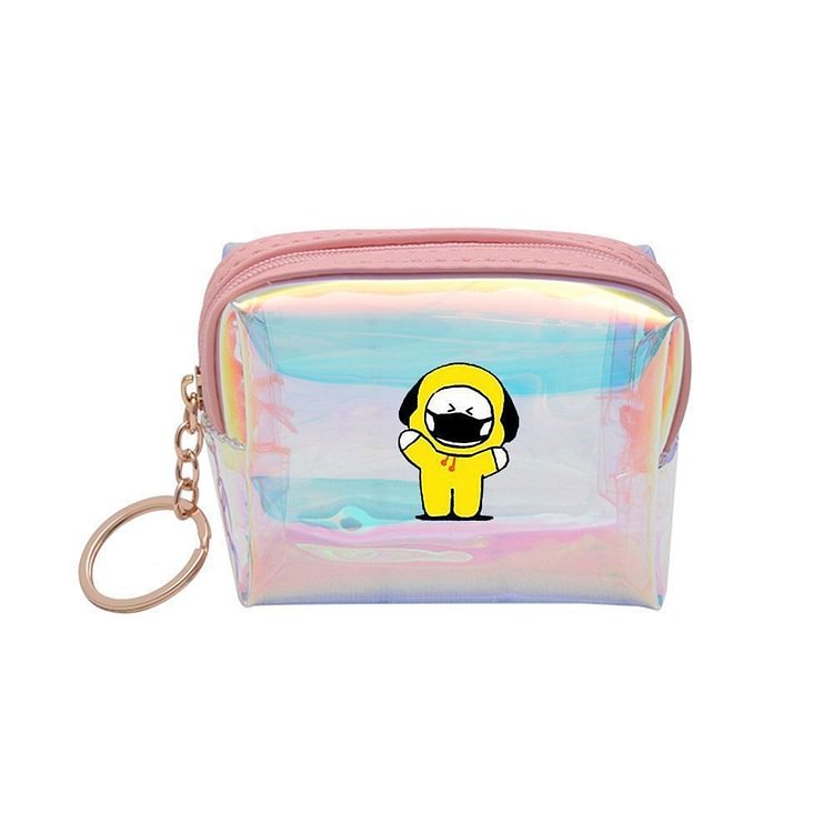 BT21 MASK Laser Color Wallet
