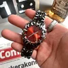 Special-shaped watch, vintage European and American style, high-end personality, creative niche design, carved trendy men's watch