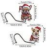 2Pcs DIY Xmas Puppy Diamond Painting Countertop Hooks