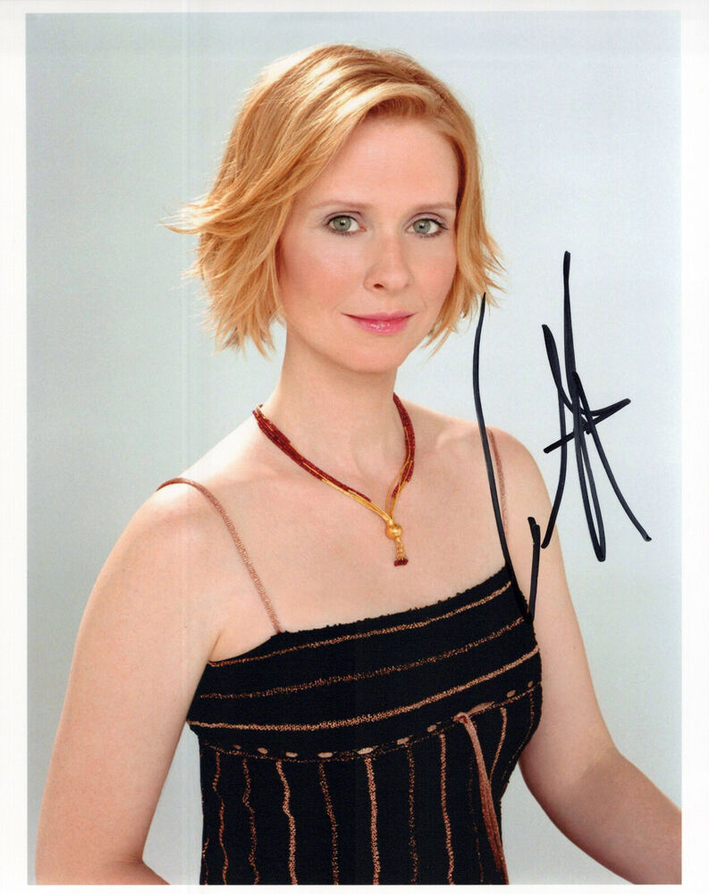 Cynthia Nixon glamour shot autographed Photo Poster painting signed 8x10 #2