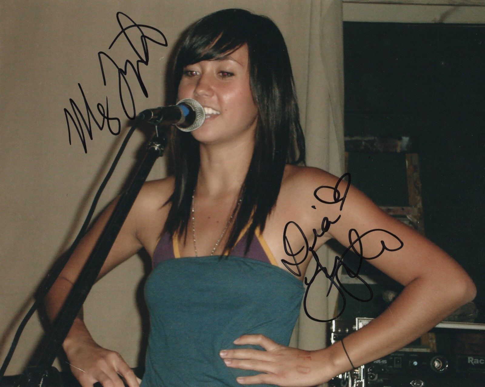 Meg & Dia Frampton REAL hand SIGNED 8x10 Photo Poster painting #2 COA Autographed The Voice