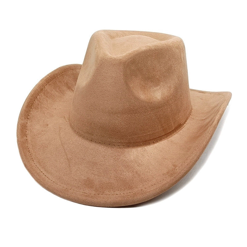 Women’s Classic Style Solid Color Flat Eaves Fedora Hat