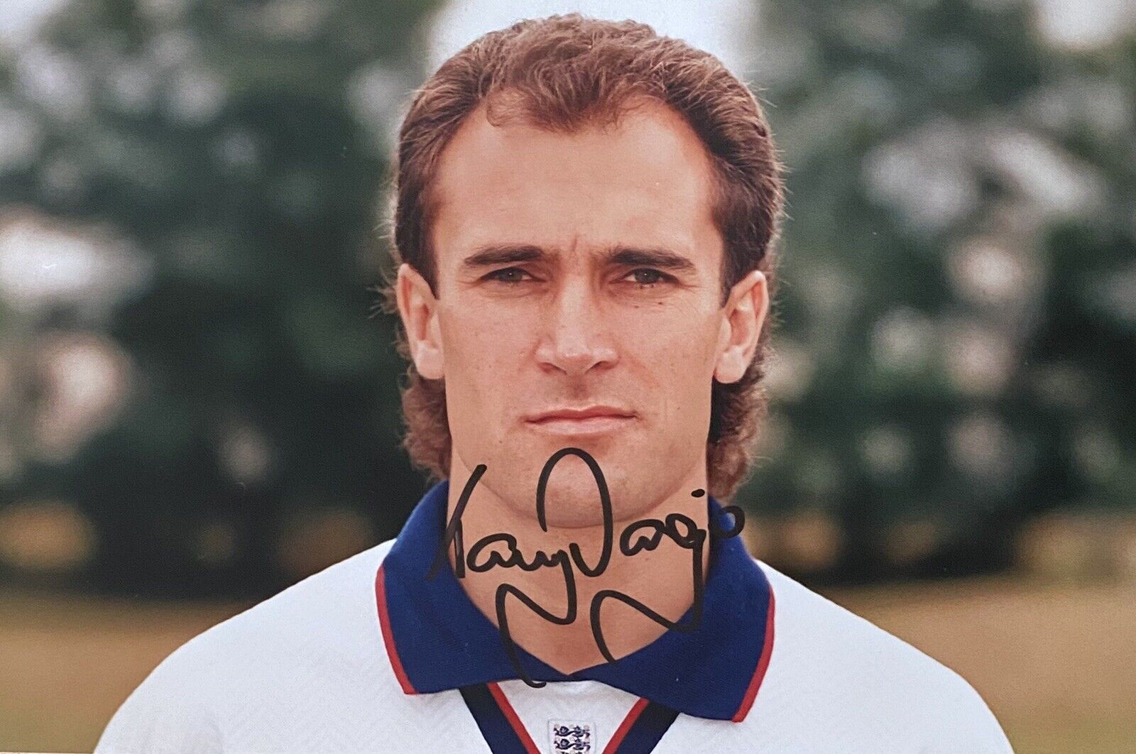 Tony Dorigo Genuine Hand Signed England 12x8 Photo Poster painting 3