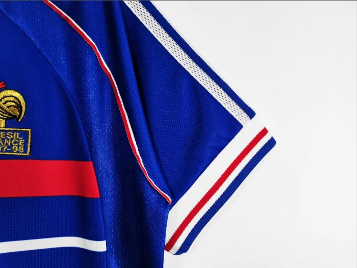 1998 France home retro Men's Football T-Shirt Thai Quality