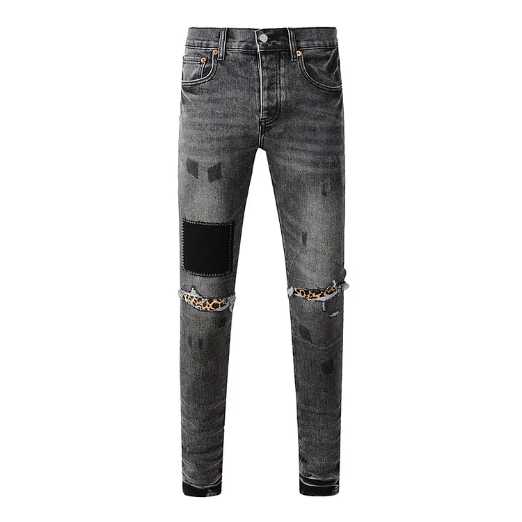 Purple Brand Jeans Pure Cotton High Street Trend #9102