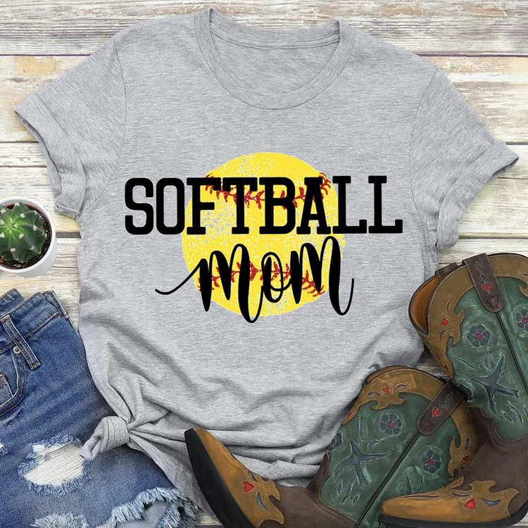AL™ Softball mom T-shirt Tee -01231-Annaletters
