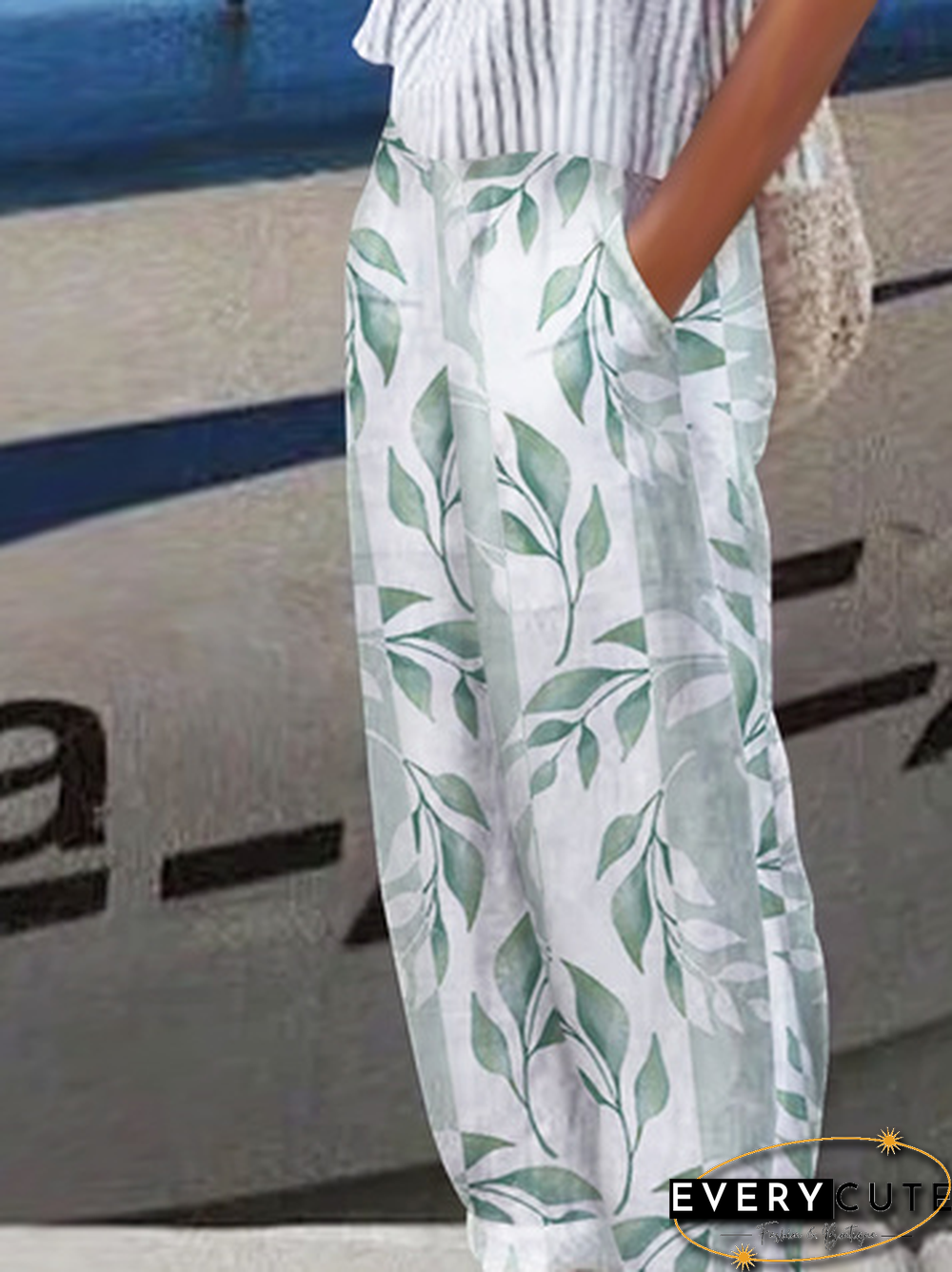 Printed Loosen Pants