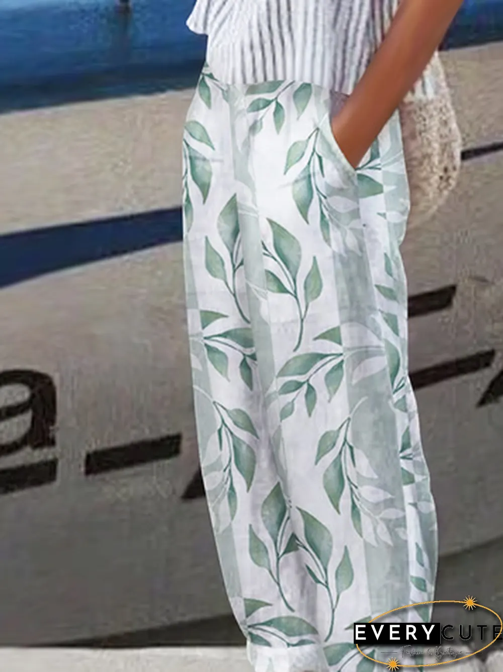Printed Loosen Pants
