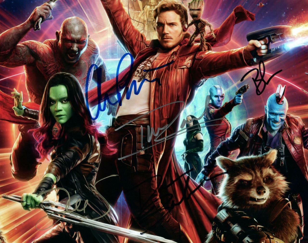 Michael Rooker Pratt Bautista + 2 signed 8x10 Picture autographed Photo Poster painting with COA