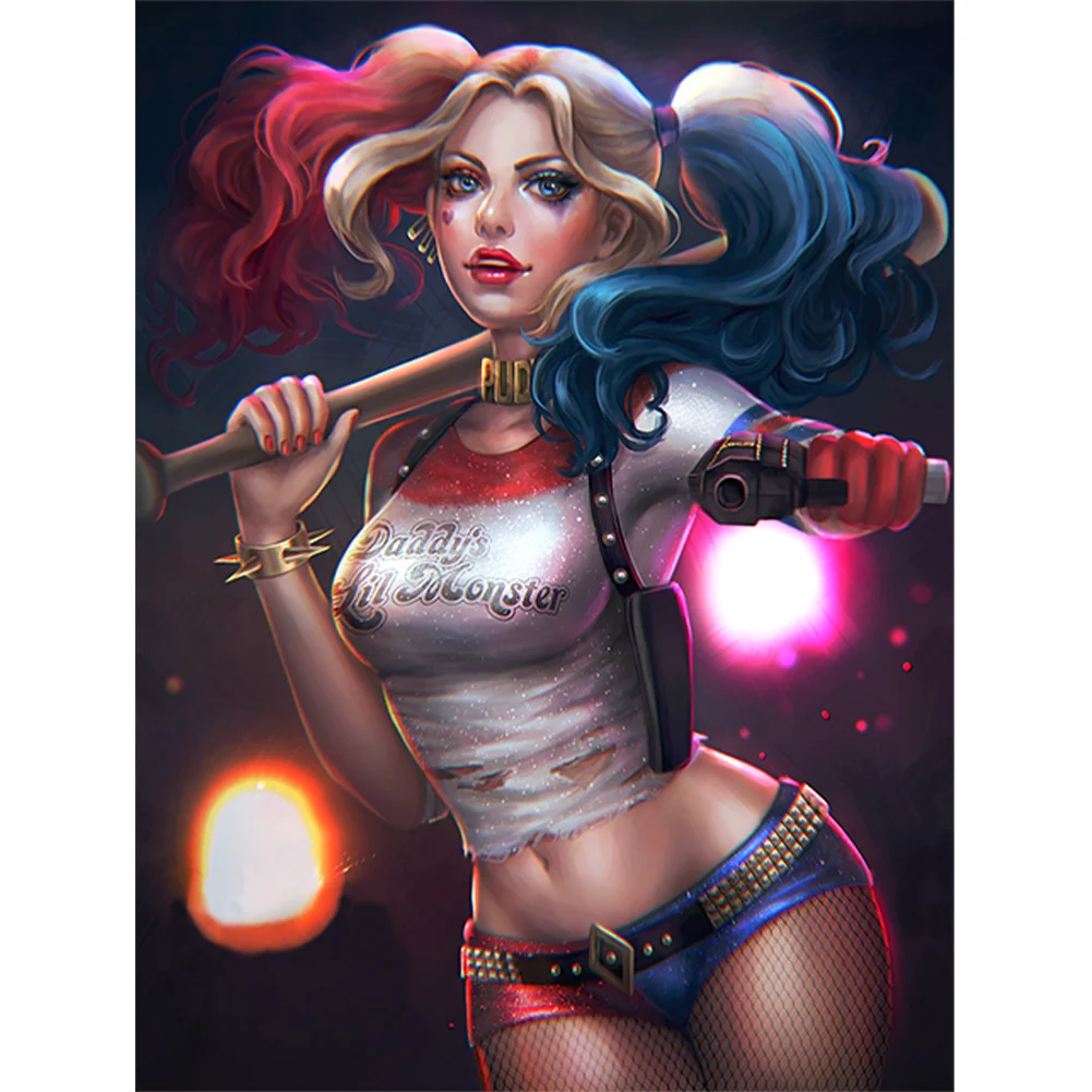 harley quinn diamond painting