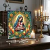 (Pre-Framed)Virgin Mary-Special Shape Diamond Painting Kit(30x30cm)
