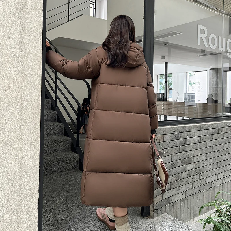 Toloer Loose Medium And Long Bread Clothes Down Cotton-Padded Clothes Female Winter Hot Style 2024 New Thickened Cotton-Padded Jacket Jacket-Outfit Ideas