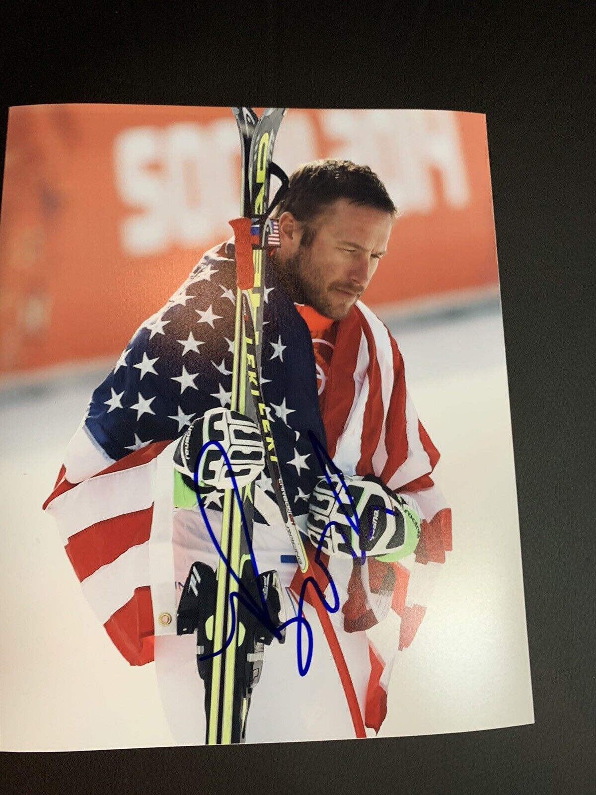 bode miller Signed 8x10 Photo Poster painting Pic Auto Skier