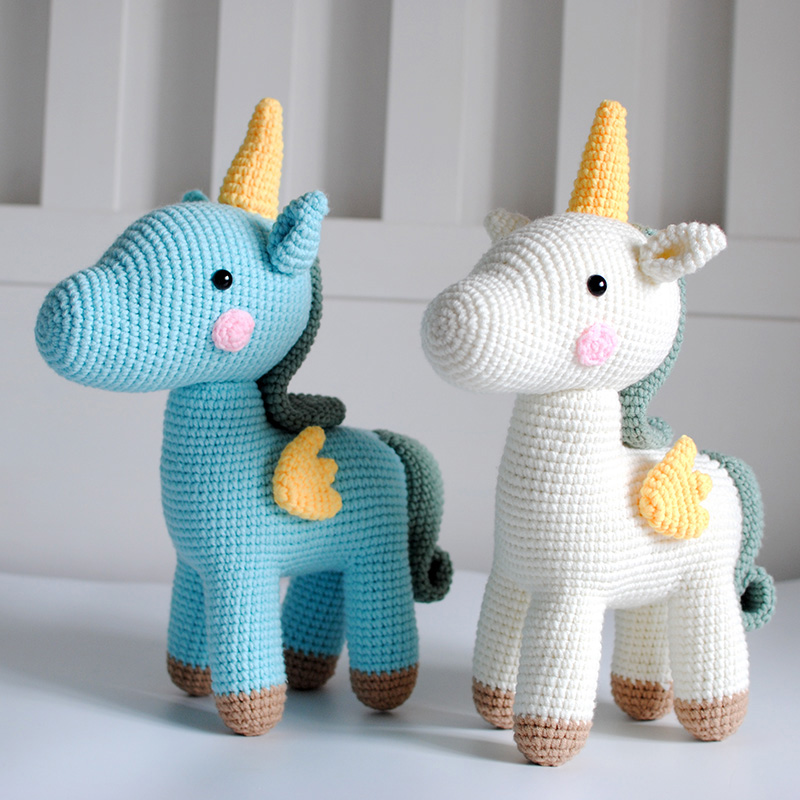 Handmade Unicorn Crochet Kit - DIY Yarn Set