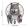 Acryl Traumfänger Wolf - 5d DIY Handwerk Anhänger