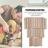 300pcs 6mm 10mm 10mm Wooden Dowel Cabinet Drawer Round Fluted Dowel Pins