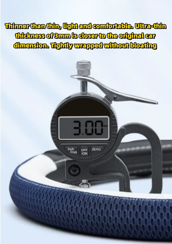 Honeycomb Ultra-thin Sweat-absorbent Breathable Steering Wheel Cover